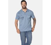 Jan Vanderstorm Comfort Fit Poloshirt Kurzarm hellblau
