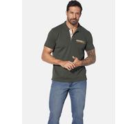 Poloshirt JAN VANDERSTORM "Poloshirt JAKOV", Herren, Gr. L, grün (oliv), Obermaterial: 100% Baumwolle CO., Shirts (84163200-L) oliv