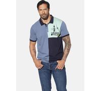 Jan Vanderstorm Comfort Fit Poloshirt Kurzarm blau