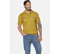 Jan Vanderstorm Comfort Fit Poloshirt Kurzarm dunkelgelb