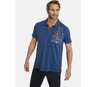 Poloshirt JAN VANDERSTORM "Poloshirt NICCO", Herren, Gr. XL, blau (royal blau), Obermaterial: 100% Baumwolle CO., casual, comfort fit normal, ohne Ausschnitt, Kurzarm, Shirts (57010402-XL) royal blau