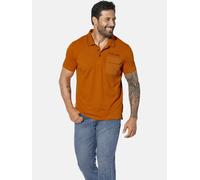 Poloshirt JAN VANDERSTORM "Poloshirt STILTOR", Herren, Gr. XL, orange, Obermaterial: 100% Baumwolle CO., Shirts (85327233-XL) orange