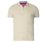 Jan Vanderstorm Comfort Fit Strickpolo weiss, Gestreift
