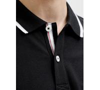 Poloshirt "JJBLAZE POLO SS PLS", Damen, Gr. 5XL, schwarz, Jersey, Obermaterial: 60% Baumwolle, 40% Polyester, JACK & JONES PLUSSIZE, unifarben, regular fit, Shirts (76141306-5XL) schwarz