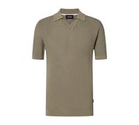 Poloshirt JOOP "Baoron", Herren, Gr. L, beige (bright grün), Strick, Obermaterial: 100% Baumwolle, unifarben, regular fit, V-Ausschnitt, Rippbündchen, Shirts (56101423-L) bright grün