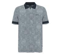 Poloshirt JOOP "Iwanito", Damen, Gr. L, dunkelblau, Jersey, Obermaterial: 100% Baumwolle, unifarben, normal normal, Bündchen, Shirts, melierte Optik (18456148-L) dunkelblau
