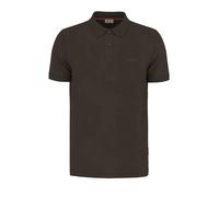 Poloshirt JOOP JEANS "Ambrosian", Damen, Gr. 3XL, schwarz braun, Piqué, Obermaterial: 95% Baumwolle, 5% Elasthan, normal, Rippbündchen, Shirts (57310922-XXXL) schwarz braun