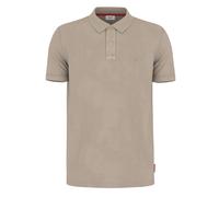 Poloshirt JOOP JEANS "Ambrosian", Herren, Gr. M, beige (medium beige), Jersey, Obermaterial: 95% Baumwolle, 5% Elasthan, unifarben, clean, modisch, klassisch, Rundhals, Kurzarm Rippbündchen, Shirts, m