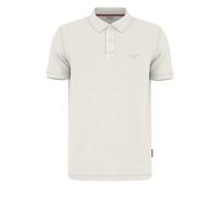 Poloshirt JOOP JEANS "Ambrosian", Herren, Gr. S, beige (natural), Jersey, Obermaterial: 95% Baumwolle, 5% Elasthan, clean, unifarben, klassisch, Rundhals, Rippbündchen, Shirts Poloshirt, mit Knopfleis