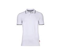 Poloshirt JOOP JEANS "Poloshirt 15 JJJ-04Agnello 10019372", Herren, Gr. M, weiß, Obermaterial: 95% Baumwolle CO(Bio). 5% Elasthan EL., Shirts (56392924-M) weiß