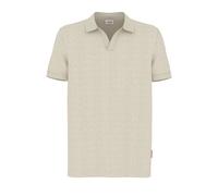 Poloshirt JOOP JEANS "Pono", Damen, Gr. XL, natural, Jersey, Obermaterial: 80% Baumwolle, 15% Polyester, 5% Elasthan, unifarben, normal, Rippbündchen, Shirts, mit Struktur (78629333-XL) natural