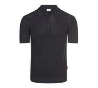 Poloshirt JOOP JEANS "Vicono", Herren, Gr. 3XL, blau (dunkelblau), Strick, Obermaterial: 100% Baumwolle, clean, unifarben, klassisch normal, Rundhals, Rippstrickbündchen, Shirts Poloshirt, in Strickop