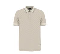 Poloshirt JOOP "Jessino", Herren, Gr. 3XL, natural, Jersey, Obermaterial: 100% Baumwolle, unifarben, normal, Bündchen, Shirts Poloshirt, Cornflower-Allover-Print (41465467-XXXL)