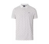 Regular Fit Poloshirt mit Label-Stitching Modell 'Paigam' L men Weiss