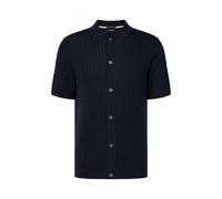 Poloshirt JOOP "Tristao", Damen, Gr. XL, dunkelblau, Strick, Obermaterial: 100% Baumwolle, unifarben, regular fit, Rippbündchen, Shirts (91453867-XL) dunkelblau
