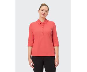 Poloshirt JOY SPORTSWEAR "POLOSHIRT GISELE", Damen, Gr. 40, rot (hibiscus rot), Obermaterial: 69% Baumwolle, 31% Polyester, Shirts (93918061-40) hibiscus rot