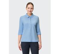 Poloshirt JOY SPORTSWEAR "POLOSHIRT GISELE", Damen, Gr. 42, blau (clear sky), Obermaterial: 69% Baumwolle, 31% Polyester, Shirts (59207203-42) clear sky