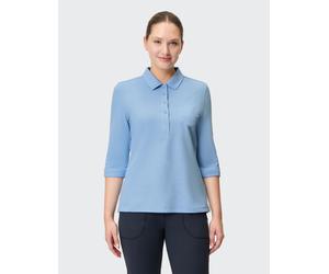 Poloshirt JOY SPORTSWEAR "POLOSHIRT GISELE", Damen, Gr. 42, blau (clear sky), Obermaterial: 69% Baumwolle, 31% Polyester, Shirts (59207203-42) clear sky