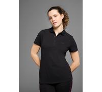 Poloshirt KANGAROOS, Damen, Gr. 40/42, schwarz, Obermaterial: 100% Baumwolle, figurumspielend, Shirts, Kurzarm, unifarben, Polokragen, aus Baumwolle, große Größen (71970857-40) schwarz