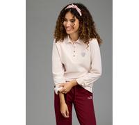 Poloshirt KANGAROOS, Damen, Gr. 52/54, rosa, Jersey, Obermaterial: 100% Baumwolle. Besatz: 100% Baumwolle, körpernah, Ärmel mit Ärmelschlitz 1-Knopf-Manschette, Shirts, aus Jersey, mit Drucke, körpern