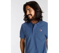 Poloshirt KANGAROOS, Herren, Gr. S (44/46), blau, Piqué, Obermaterial: 100% Baumwolle, Basic, normal, Shirts, Kurzarm, mit Polokragen, aus Piqué-Stoff, aus 100% Baumwolle (77388217-S) blau