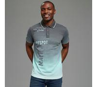 Poloshirt KANGAROOS, Herren, Gr. XXL, anthrazit, türkis, Piqué, Obermaterial: 100% Baumwolle, schmal, Shirts, schmale Passform, Halbarm, Casual Stil (97919835-XXL) anthrazit, türkis