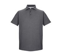 Poloshirt KILLTEC "KOS 82 MN PLSHRT", Herren, Gr. L, grau (anthra), Oberstoff: 65% Polyester, 30% Baumwolle, 5% Elasthan, sportlich, ohne Ausschnitt, Shirts, Sportliches Herren Poloshirt mit Melange-O