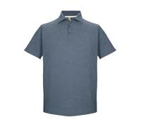 Poloshirt KILLTEC "KOS 82 MN PLSHRT", Herren, Gr. M, blau (nachtblau), Oberstoff: 65% Polyester, 30% Baumwolle, 5% Elasthan, sportlich, ohne Ausschnitt, Shirts, Sportliches Herren Poloshirt mit Melang