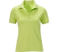 Poloshirt HEINE "Poloshirt", Damen, Gr. 40, grün (kiwi), 95% Baumwolle, 5% Elasthan, unifarben, Shirts (56854646-40) kiwi