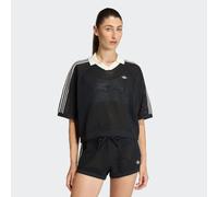 POLOSHIRT, KNITTED CROCHET Black M