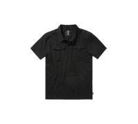 Brandit Jersey Poloshirt Jon halfsleeve schwarz, Größe L, Herren, Baumwolle