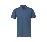 Poloshirt LERROS "Basic Poloshirt in den Grössen 3XL bis 6XL", Herren, Gr. 6XL, blau (storm blau), 100% Baumwolle, ohne Ausschnitt, Shirts Poloshirt (55608956-6XL)