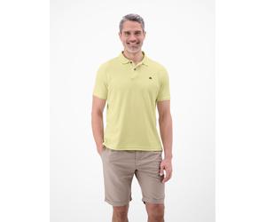 Poloshirt LERROS "COOL & DRY", Herren, Gr. 3XL, lemon water, Single Jersey, Obermaterial: 60% Baumwolle, 40% Polyester, unifarben, normal hüftbedeckend, Rundhals, abgesteppte Kante, Shirts, mit Logo-S