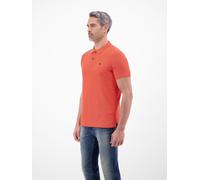 Poloshirt LERROS "COOL & DRY", Herren, Gr. XL, orange (vivid rot), Single Jersey, Obermaterial: 60% Baumwolle, 40% Polyester, unifarben, normal hüftbedeckend, Rundhals, abgesteppte Kante, Shirts, mit