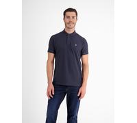 Poloshirt LERROS "COOL & DRY", Herren, Gr. XXL, blau (storm blau), Single Jersey, Obermaterial: 60% Baumwolle, 40% Polyester, unifarben, normal hüftbedeckend, Rundhals, abgesteppte Kante, Shirts, mit