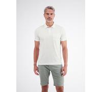 Poloshirt LERROS, Damen, Gr. M, broken weiß, Single Jersey, Obermaterial: 75% Baumwolle, 25% Polyester, unifarben, regular fit normal, ohne Ausschnitt, Shirts, mit Logo Stickerei (82023546-M) broken w