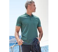 Poloshirt LERROS "Cool & Dry Poloshirt, unifarben mit Flachstrickkragen", Herren, Gr. XL, grün (soft teal), 75% Baumwolle, 25% Polyester, ohne Ausschnitt, Shirts (92356347-XL) soft teal