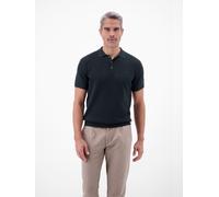 Poloshirt LERROS, Herren, Gr. XL, soft stone, Single Jersey, Obermaterial: 100% Baumwolle, unifarben, normal hüftbedeckend, Rundhals, Shirts, mit Strick-Struktur (87565200-XL) soft stone