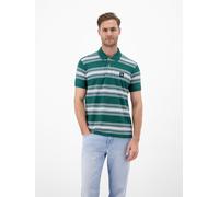 LERROS Gestreiftes Poloshirt aus 100% Baumwolle - Soft Teal XL
