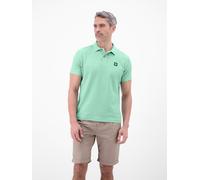 Poloshirt LERROS, Herren, Gr. 3XL, classic navy, Single Jersey, Obermaterial: 100% Baumwolle, unifarben, normal hüftbedeckend, Rundhals, Shirts, Kurzarm mit Logo-Badge (92526743-XXXL) classic navy