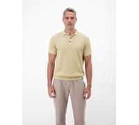 LERROS Unifarbenes Poloshirt in Strukturqualität - Soft Stone XXXL