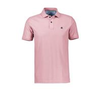 Poloshirt LERROS, Herren, Gr. 3XL, vivid rose, Single Jersey, Obermaterial: 60% Baumwolle, 40% Polyester, unifarben, normal hüftbedeckend, Rundhals, Shirts, mit Logo-Stickerei, kurzarm (15103766-XXXL)