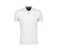 LERROS Poloshirt, mit dezenter Stickerei auf der Brust L (52) weiß Herren Kurzarm Poloshirts Shirts Poloshirt L (52) weiß