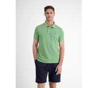 Poloshirt LERROS "LERROS Herren Poloshirt in gewaschener Optik", Herren, Gr. L, grün (sage grün), 100% Baumwolle, ohne Ausschnitt, Kurzarm, Shirts (37914562-L) sage grün