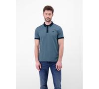 Poloshirt LERROS, Damen, Gr. M, classic navy, Piqué, Obermaterial: 100% Baumwolle, unifarben, normal hüftbedeckend, Rundhals, Bündchen, Shirts, Kurzarm mit Logostickerei und abgesetzten Ärmeln und Kra