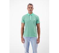 Poloshirt LERROS, Damen, Gr. M, classic navy, Single Jersey, Obermaterial: 100% Baumwolle, gestreift, normal hüftbedeckend, Rundhals, Shirts, Kurzarm-Polo mit feinen Streifen (90557013-M) classic navy