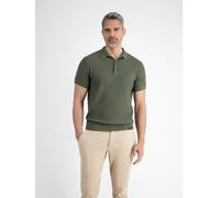 Poloshirt LERROS, Herren, Gr. S, grün (nordic olive), Strick, Obermaterial: 100% Baumwolle, normal normal, ohne Ausschnitt, Bündchen, Shirts Poloshirt, in Feinstrickqualität (87986052-S)