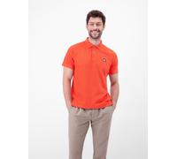 Poloshirt LERROS, Herren, Gr. XL, broken weiß, Single Jersey, Obermaterial: 100% Baumwolle, unifarben, normal hüftbedeckend, Rundhals, Shirts, Kurzarm mit Logo-Badge (21609819-XL) broken weiß