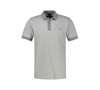 Poloshirt LERROS, Herren, Gr. XL, storm grau, Piqué, Obermaterial: 100% Baumwolle, unifarben, normal hüftbedeckend, Rundhals, Bündchen, Shirts, Kurzarm mit Logostickerei und abgesetzten Ärmeln und Kra