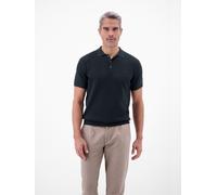 LERROS Unifarbenes Poloshirt in Strukturqualität - Classic Navy XXL